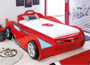 CARBED Кровать-машина Coupe с выдвижной кроватью Red 20.03.1306.00 в Белокурихе - belokuriha.mebel54.com | фото