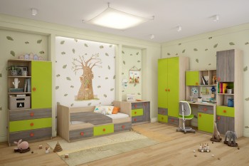 Детская комната Пуговка в Белокурихе - belokuriha.mebel54.com | фото