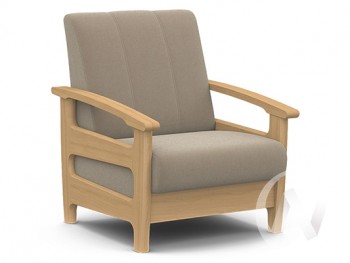 Кресло для отдыха Омега (бук лак/CATANIA LATTE) в Белокурихе - belokuriha.mebel54.com | фото
