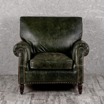 Кресло кожаное Лофт Аристократ (ширина 1070 мм) в Белокурихе - belokuriha.mebel54.com | фото
