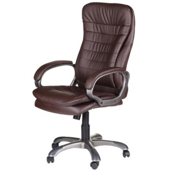 Кресло офисное BRABIX Omega EX-589 (коричневое) в Белокурихе - belokuriha.mebel54.com | фото