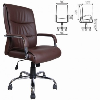 Кресло офисное BRABIX Space EX-508 (коричневый) в Белокурихе - belokuriha.mebel54.com | фото