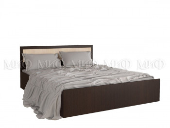 Кровать 1,6 Фиеста (Венге/Дуб беленый) в Белокурихе - belokuriha.mebel54.com | фото