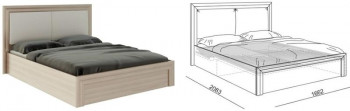Кровать 1,6 Глэдис (М32) с подъемным механизмом Распродажа в Белокурихе - belokuriha.mebel54.com | фото