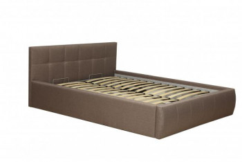 Кровать "Диана" ш. 1400 (Н=1010мм) (жаккард шоколад) в Белокурихе - belokuriha.mebel54.com | фото