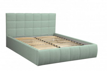 Кровать "Диана" ш. 1600 (Н=1010мм) (жаккард аква) в Белокурихе - belokuriha.mebel54.com | фото