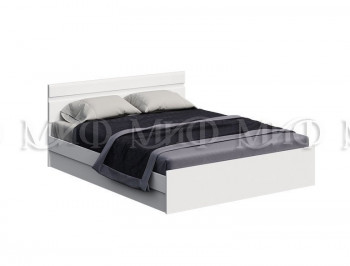 Кровать Нэнси New 1,4м (Белый/белый глянец) в Белокурихе - belokuriha.mebel54.com | фото