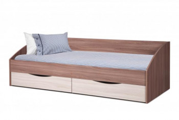 Кровать одинарная "Фея-3" (симметричная) в Белокурихе - belokuriha.mebel54.com | фото