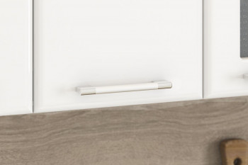 Кухонный гарнитур "Яна 1.8" белый/белый Кофе/зебрано в Белокурихе - belokuriha.mebel54.com | фото