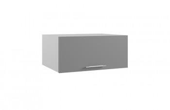 Лофт ГПГ 800 шкаф верхний горизонтальный глубокий (Бетон темный/корпус Серый) в Белокурихе - belokuriha.mebel54.com | фото