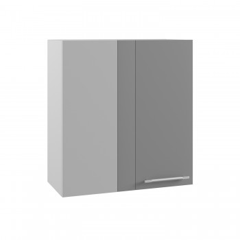 Лофт ПУ 650 шкаф верхний угловой (Бетон темный/корпус Серый) в Белокурихе - belokuriha.mebel54.com | фото