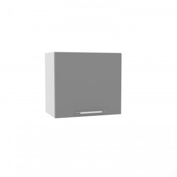 Мелисса ВПГ 500 шкаф верхний горизонтальный высокий (Белый скин/корпус Серый) в Белокурихе - belokuriha.mebel54.com | фото