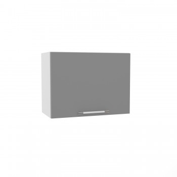 Мелисса ВПГ 600 шкаф верхний горизонтальный высокий (Белый скин/корпус Серый) в Белокурихе - belokuriha.mebel54.com | фото