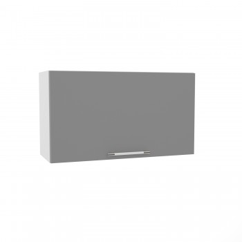 Мелисса ВПГ 800 шкаф верхний горизонтальный высокий (Белый скин/корпус Серый) в Белокурихе - belokuriha.mebel54.com | фото