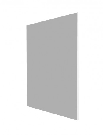 Панель торцевая С Ройс (для шкафов нижних) Белый софт в Белокурихе - belokuriha.mebel54.com | фото