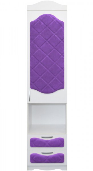 Пенал с ящиками серии Иллюзия 32 Фиолетовый в Белокурихе - belokuriha.mebel54.com | фото