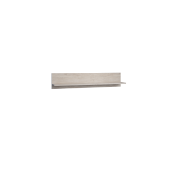 Полка навесная Саманта Дуб харбор белый в Белокурихе - belokuriha.mebel54.com | фото