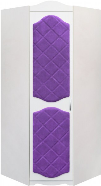 Шкаф угловой Иллюзия 32 Фиолетовый в Белокурихе - belokuriha.mebel54.com | фото