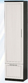 Шкаф средний с ящиком ДЛЯ ГОСТИНОЙ ШСЯ-450 Венге/Дуб выбеленный в Белокурихе - belokuriha.mebel54.com | фото